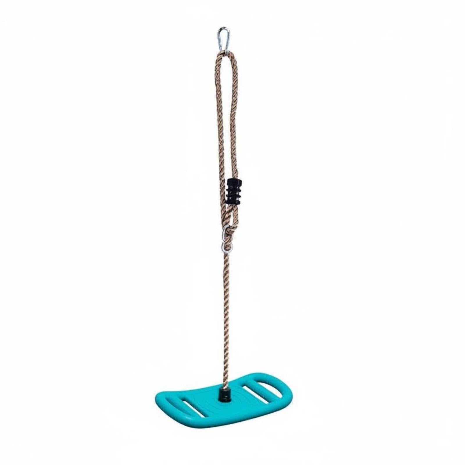 in Toddler Swing Space Saving Indoor Outdoor Baby Swing for Toddlers, Cyan