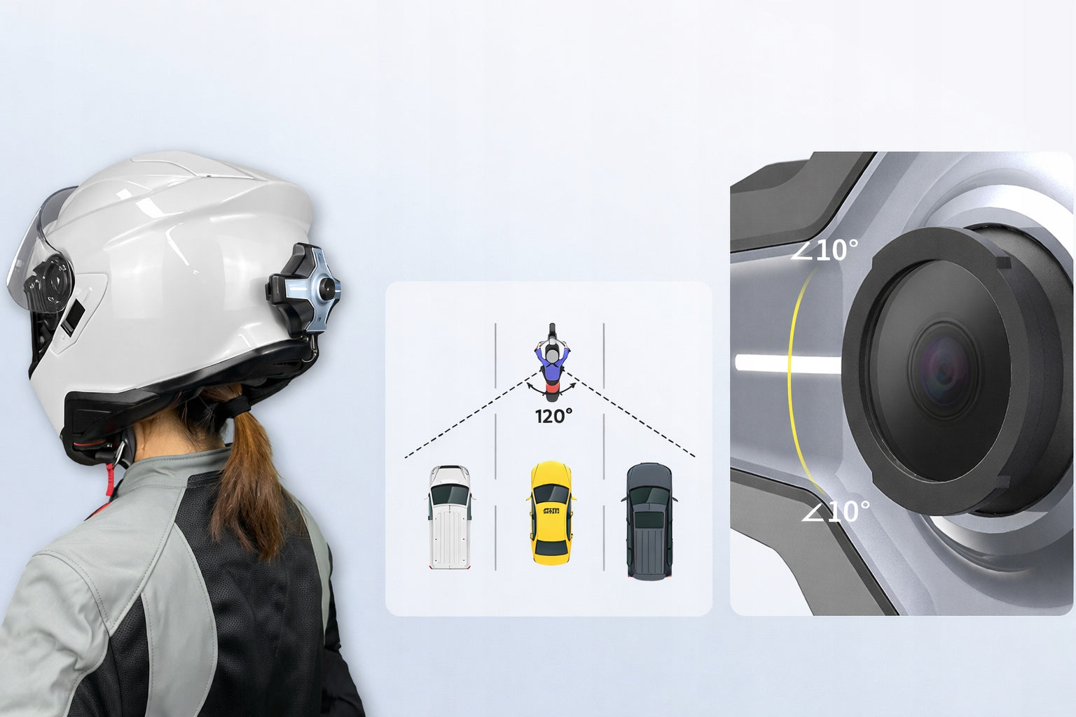 intercom motorcycle MOTEYE display HUD AR Sony microOLED MESH camera T Manufacturer's catalog number HUD E6 MESH