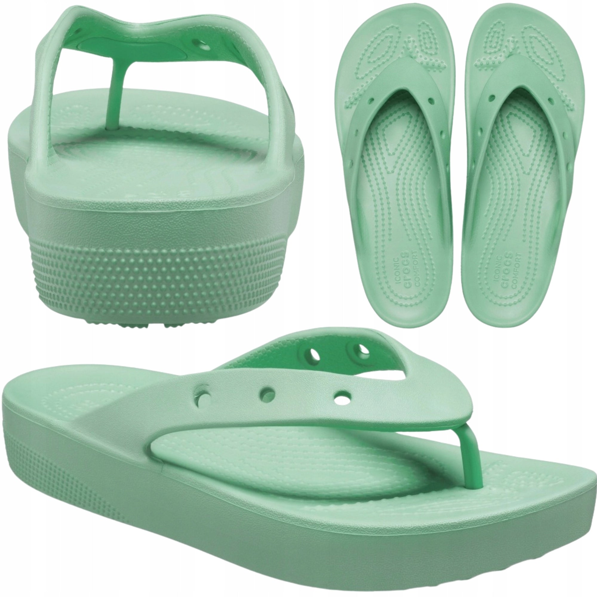 Hausschuhe für Damen Crocs™ Classic Platform Flip 231267 