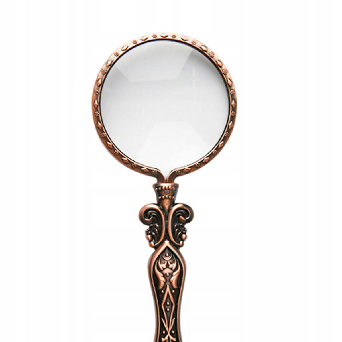 jewelry Magnifier Optical Glass Shatterproof Design with Handle Red Packaging status original