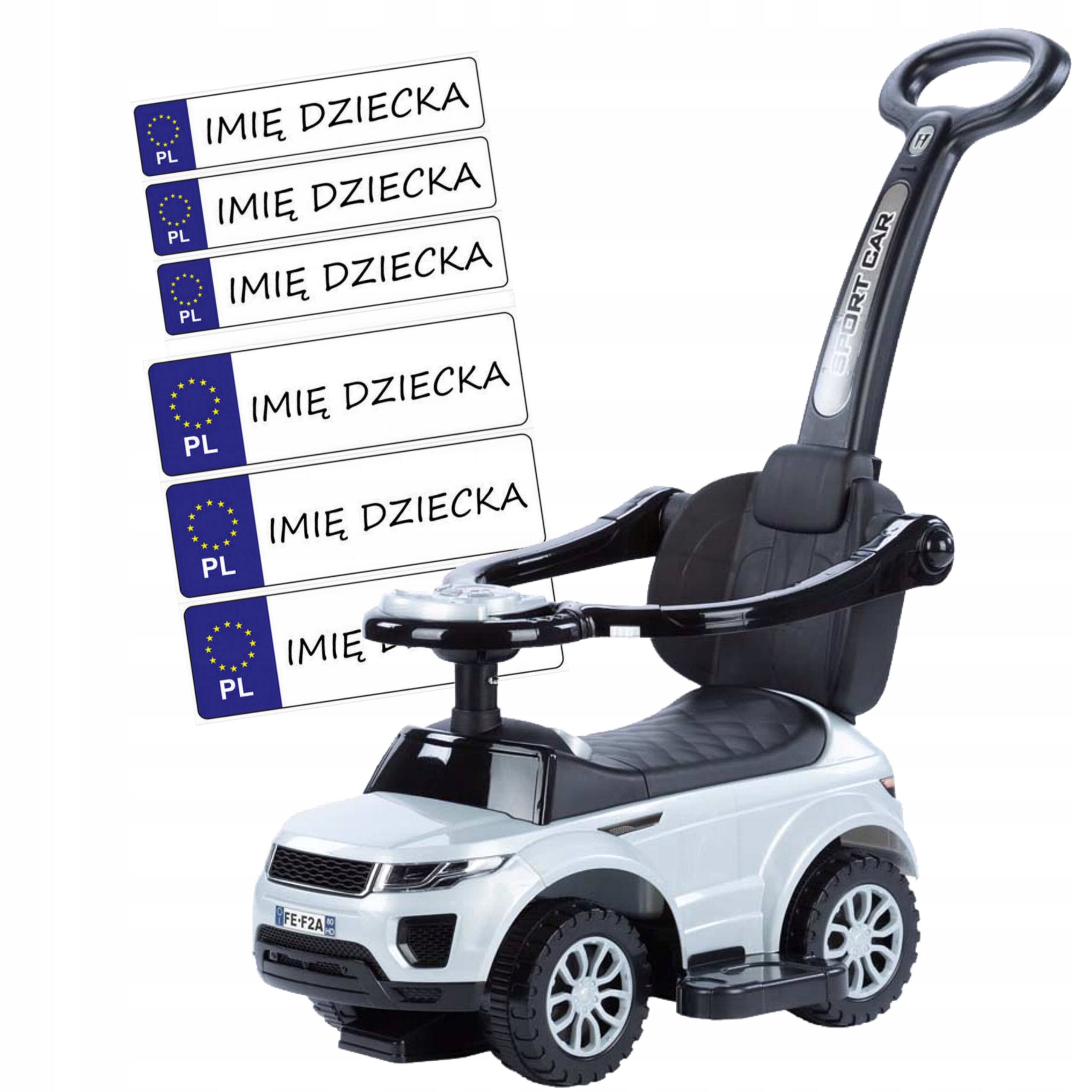Schiebewagen mit Griff, HZ614W, grau 