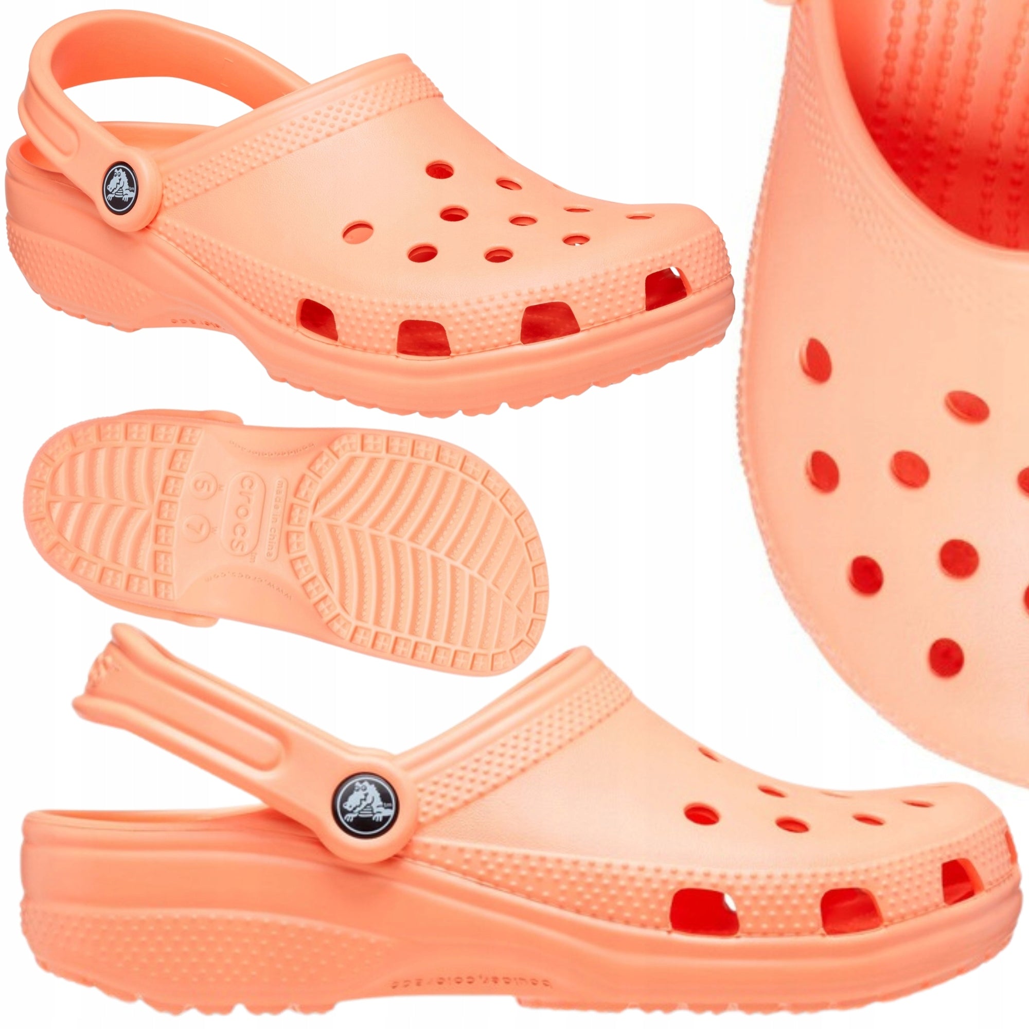Šlepetės moterims Crocs™ Classic 180038, oranžinės