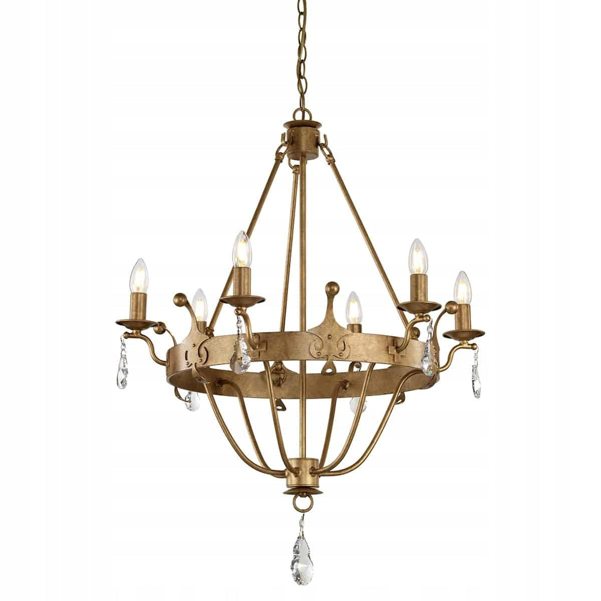 Pakabinamas šviestuvas Elstead Lighting Windsor WINDSOR6-GOLD