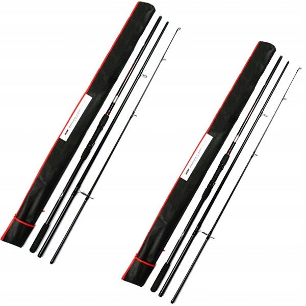 large Fishing Carp Set JAXON 2x FISHING ROD 2x Reel for GIFT Z10 Total length 360 cm