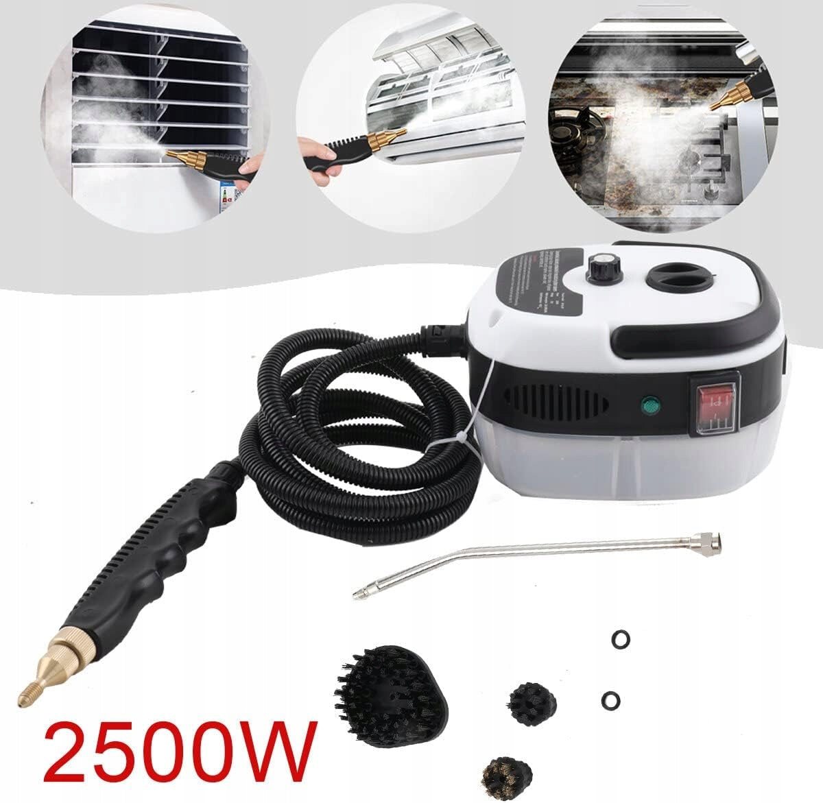 manual steam pressure washer 2500w for bathroom kitchen floors, walls 1l Capacity 1.6 l