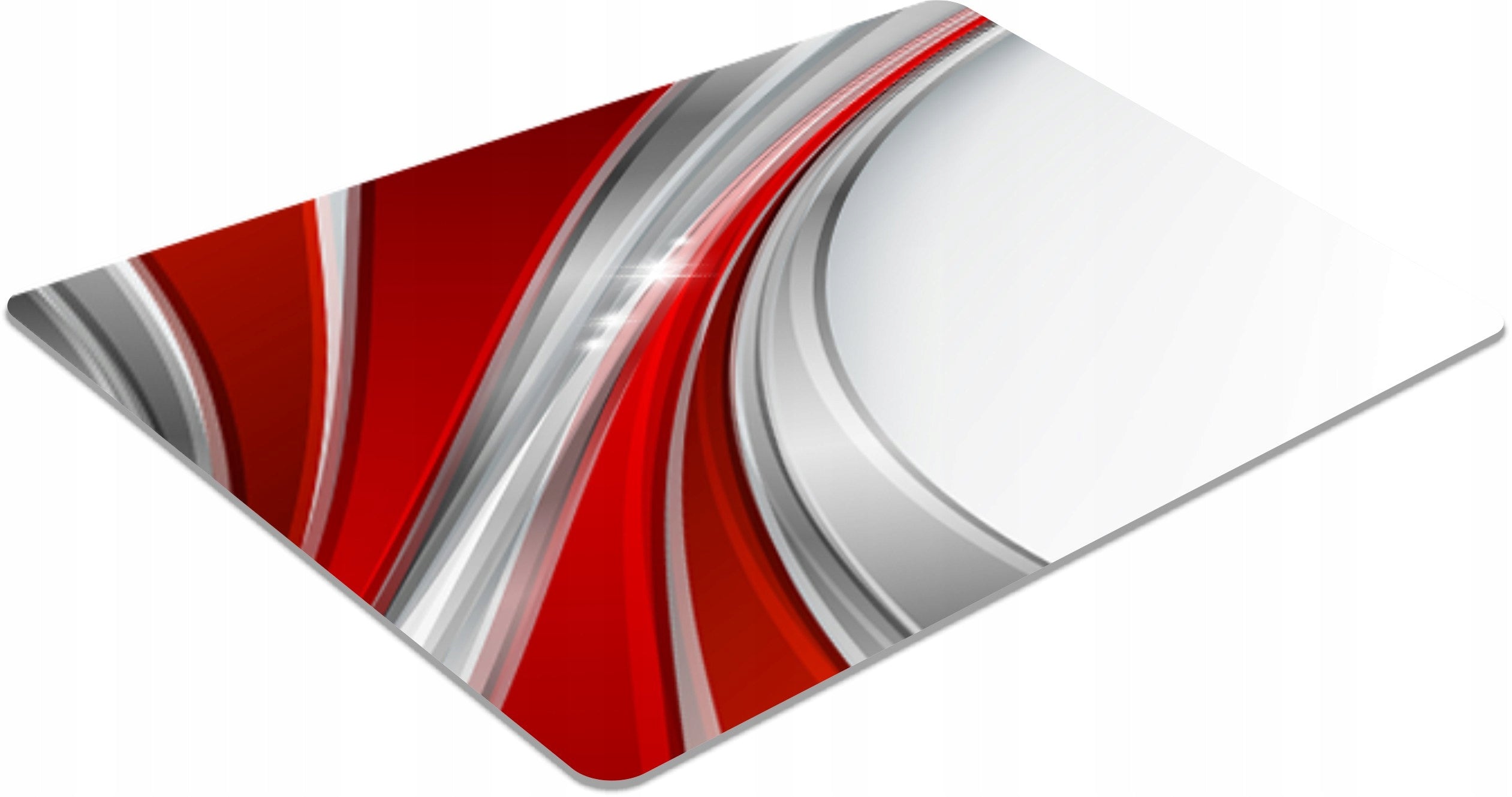 mat chair pad wave red 140x100cm