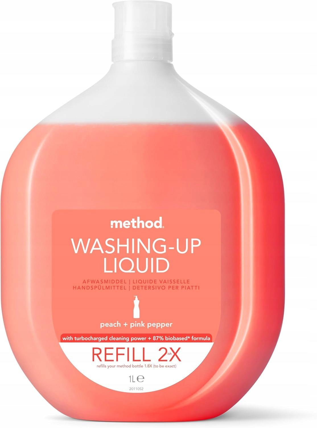 method Přípravek na nádobí Peach and Pepper 1l refill