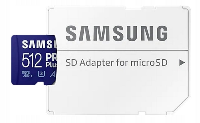 microSD card Samsung PRO Plus 512 GB Manufacturer code MB-MD512KA/EU