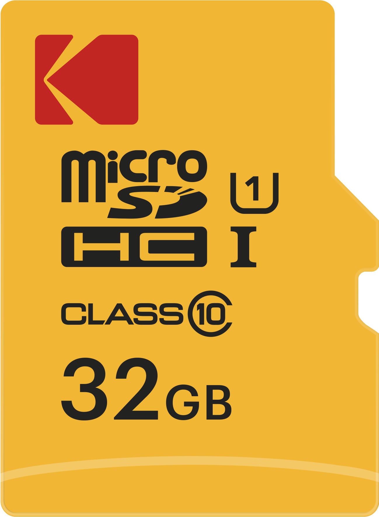 microSD memory card Kodak 32GB UHS-I U1 A1 with SD adapter Card capacity 32 GB