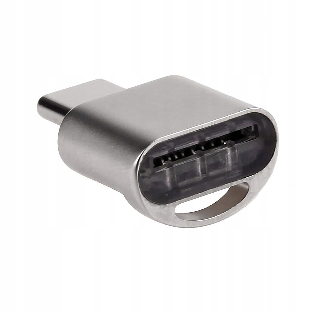 microSD memory card reader | aluminium Manufacturer code CR-030-SILVER