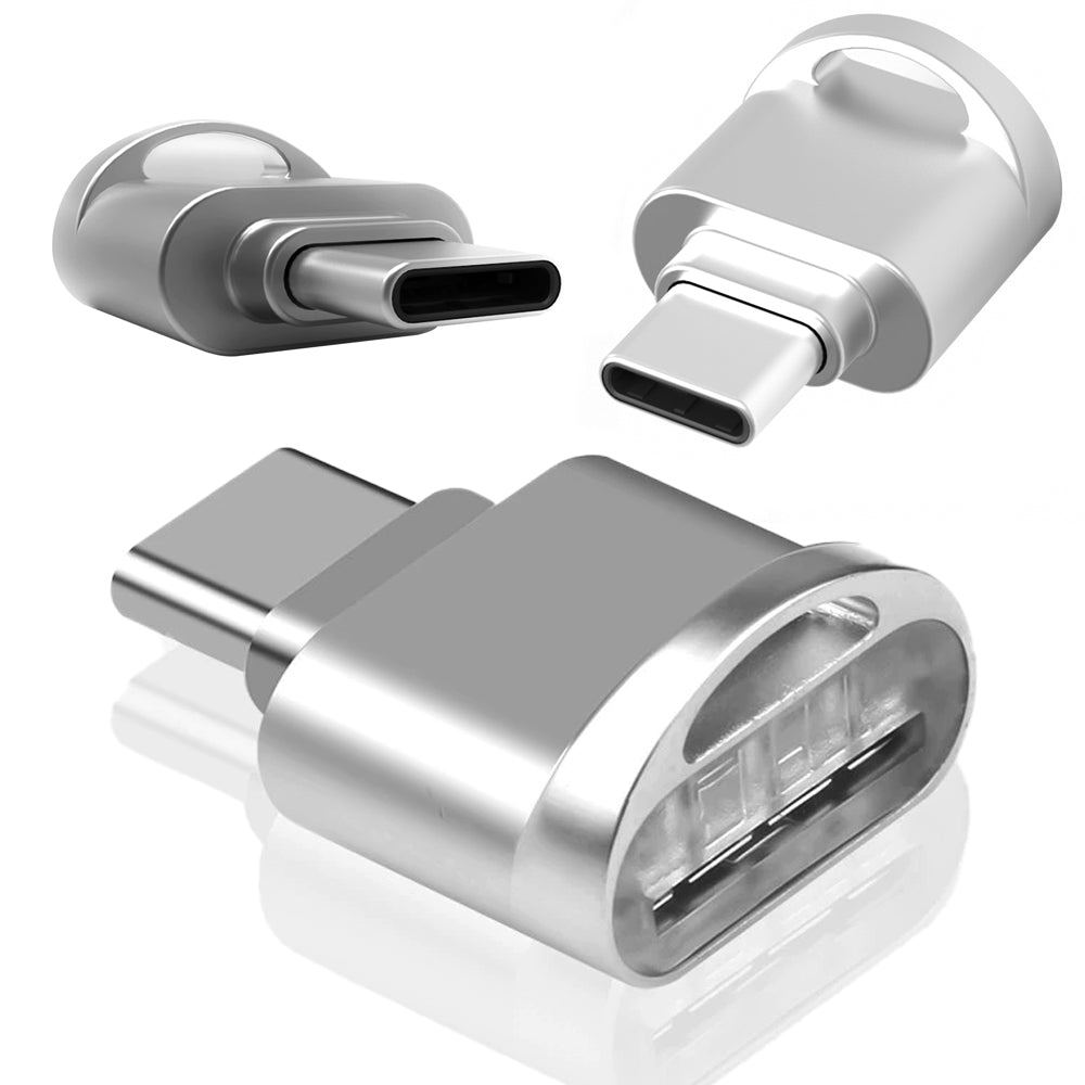 microSD memory card reader | aluminium