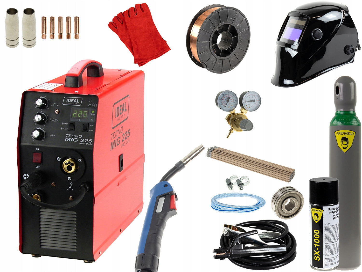 migomat 225A MIG MAG MMA IDEAL set
