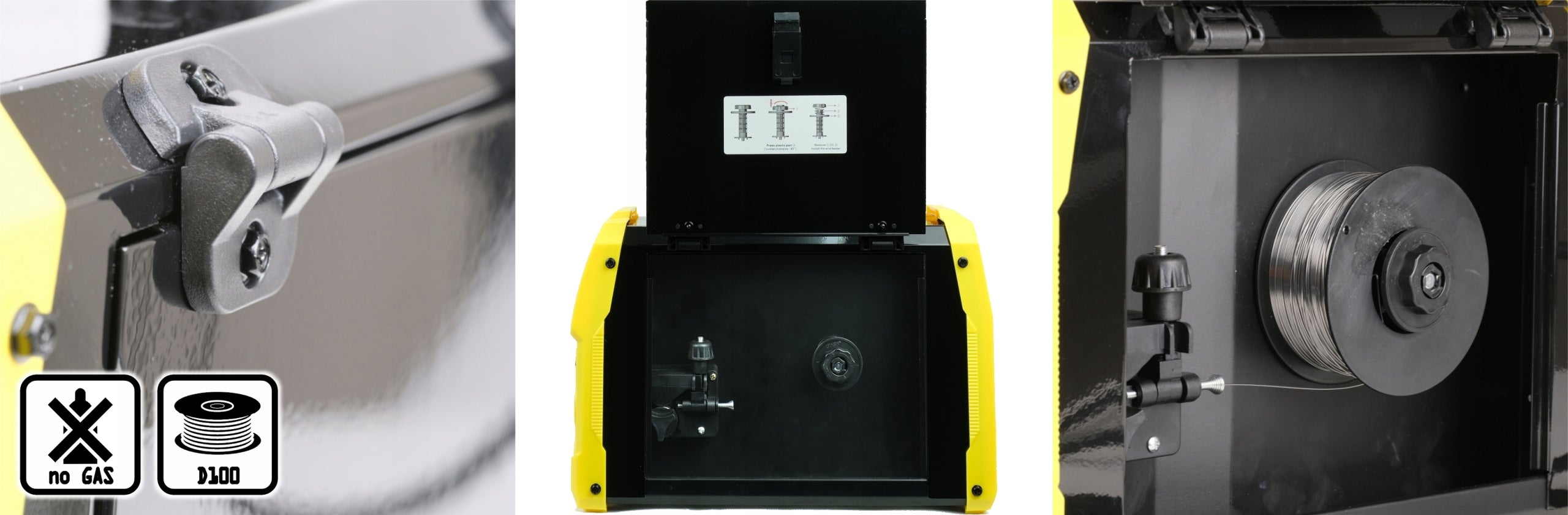 migomat semi-automatic wire FLUX MMA inverter welding machine TIG 200A IGBT LCD HOT Packaging status original