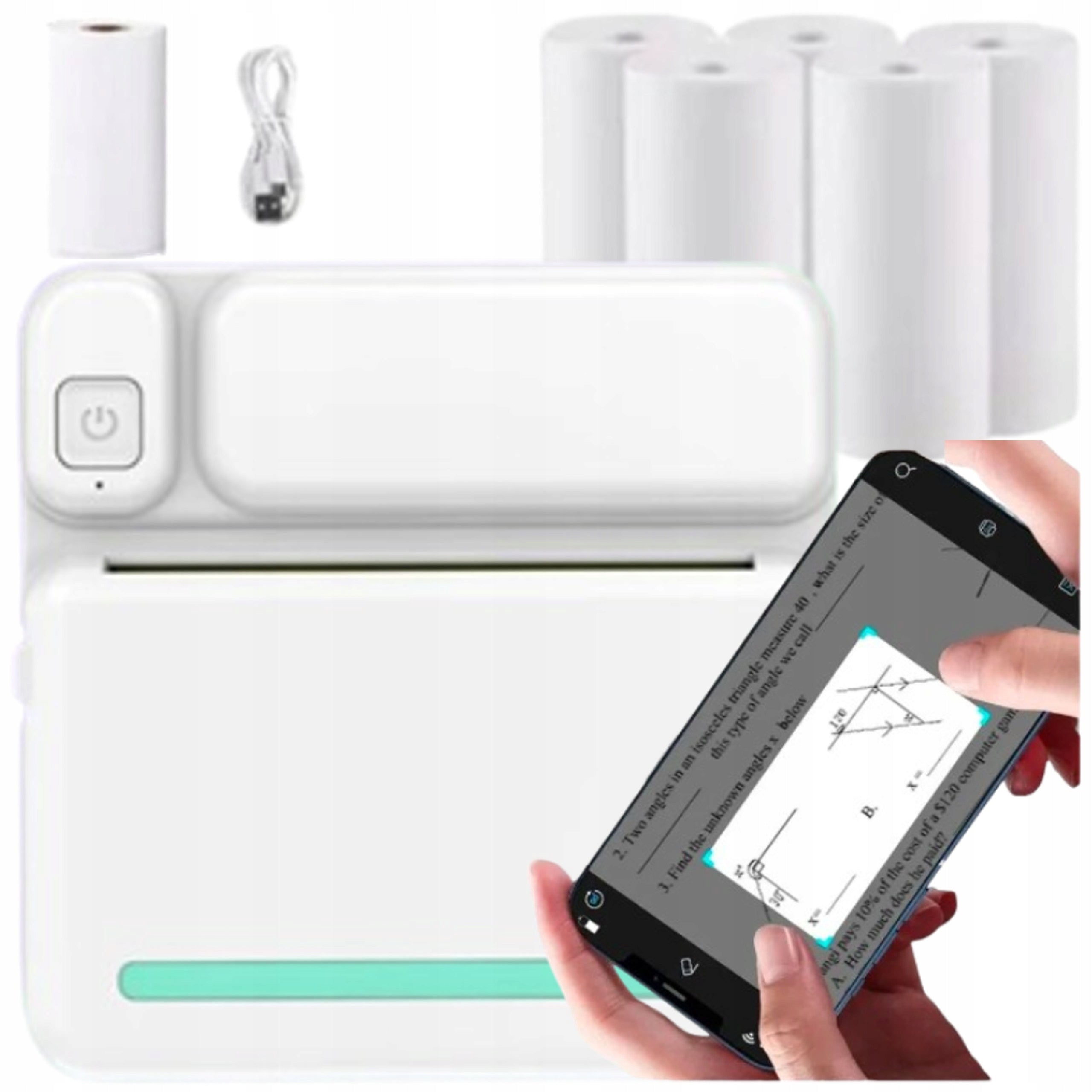 mini printer for children portable thermal miniature for photos and labels