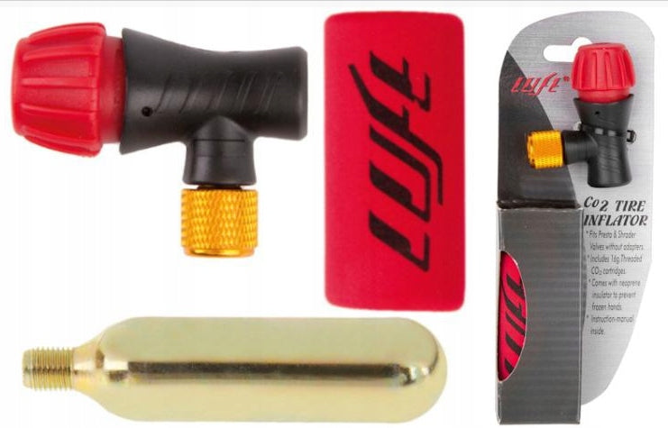 mini pump for CO2 cartridges Luft C-C-0173 with cartridge