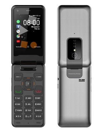 modern Flip phone for senior 4G LTE | popular applications