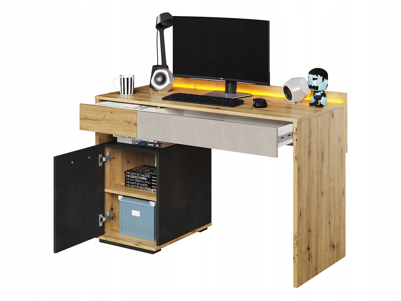 modern desk with Qubic drawers EAN (GTIN) 5903211105791