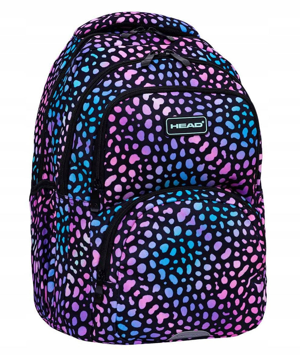 multi-chamber school backpack HEAD Gemstone Element 4-8 class ADJUSTABLE Brand Astra