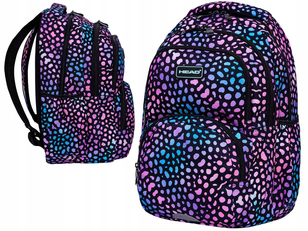multi-chamber school backpack HEAD Gemstone Element 4-8 class ADJUSTABLE