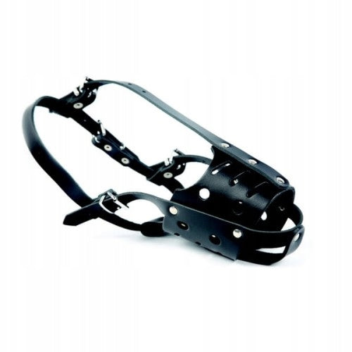 muzzle for dog, DINGO 14077 LEATHER BUILT-IN NO. 4 (circumference of muzzle 26cm)