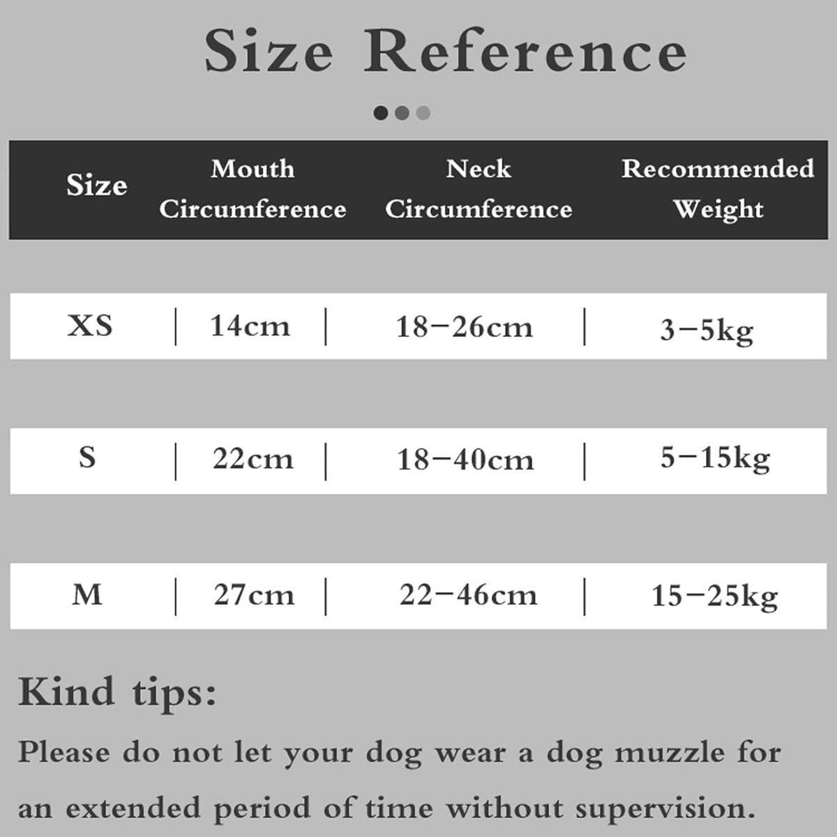 muzzle for medium dog muzzle for small dog EAN (GTIN) 6973697915039