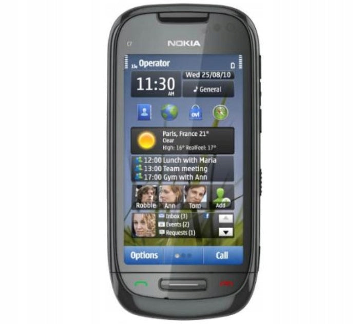 new ( 100% ORIGINAL ) NOKIA C7-00 ( BLACK ) GPS 256MB/1GB NFC