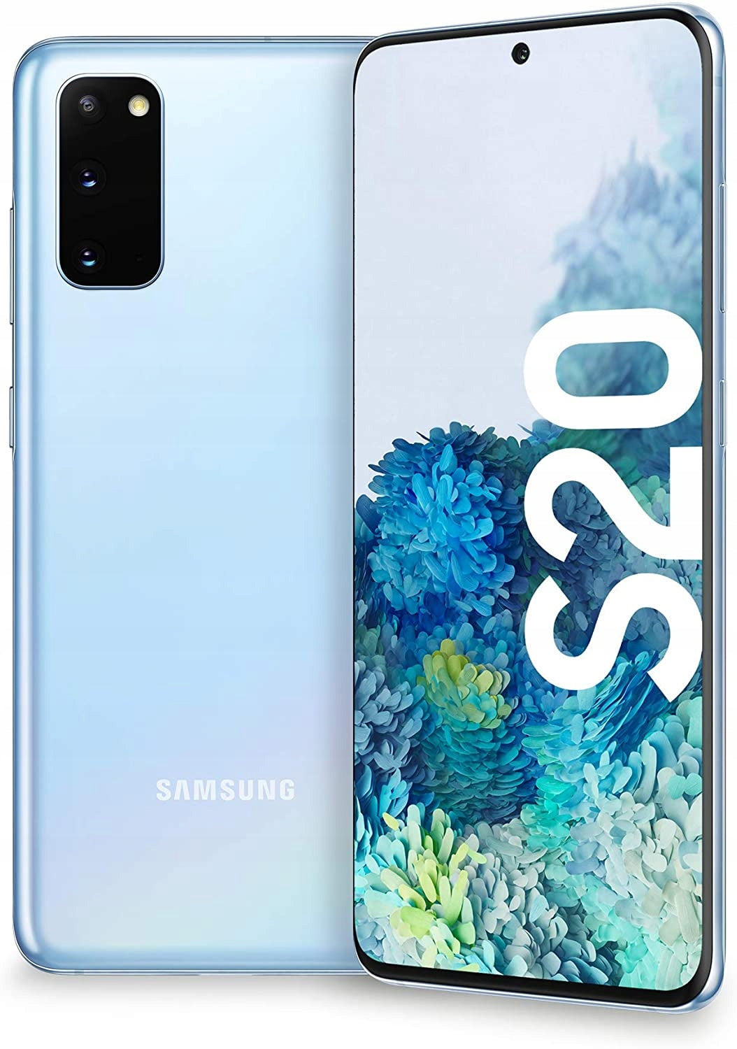 new Samsung Galaxy S20 G980F DUAL blue + FOIL