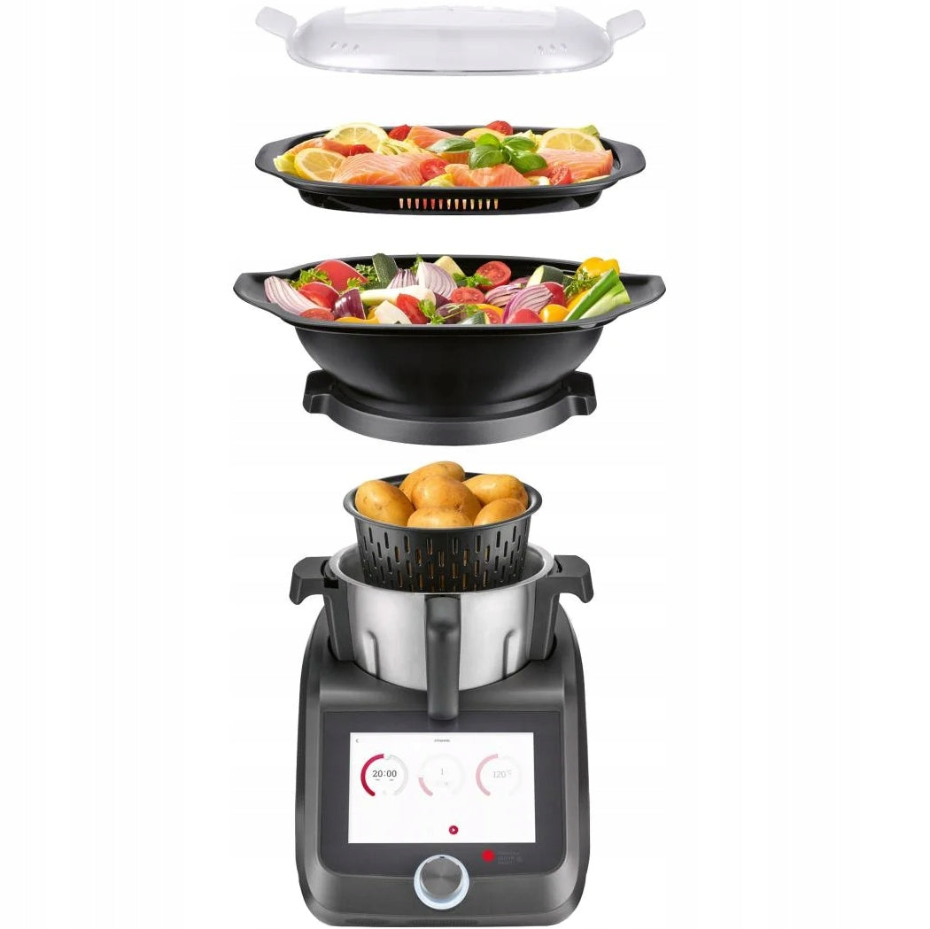 newest Food processor Lidlomix 2025 Monsieur Cuisine Smart 8 inches grey Packaging status original