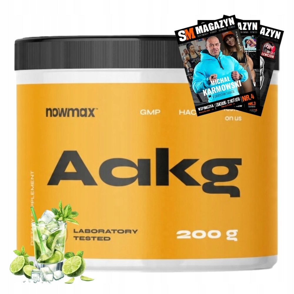 nowmax AAKG PRE-WORKOUT CONDITIONER STRENGTH ENERGY 200 g A-AKG