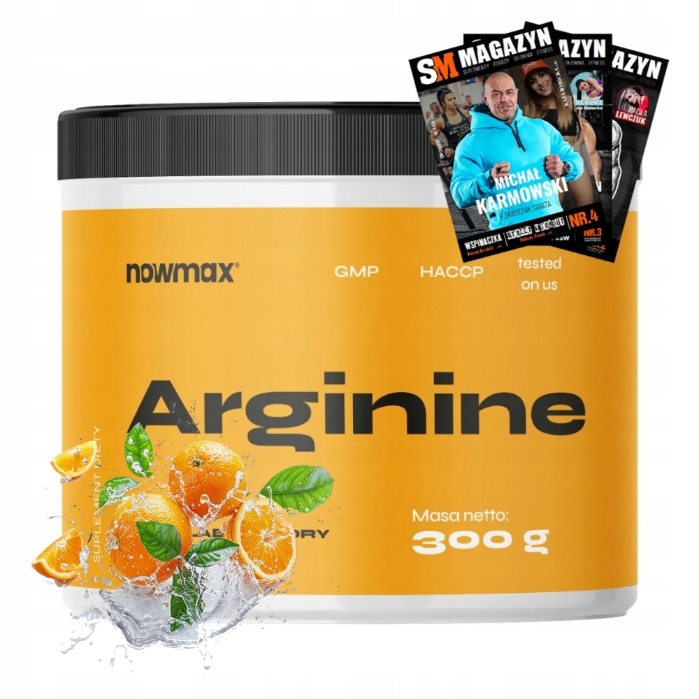 nowmax ARGININE 300 g ARGININE PRE-WORKOUT CONDITIONER MUSCLE STRENGTH INCREASE