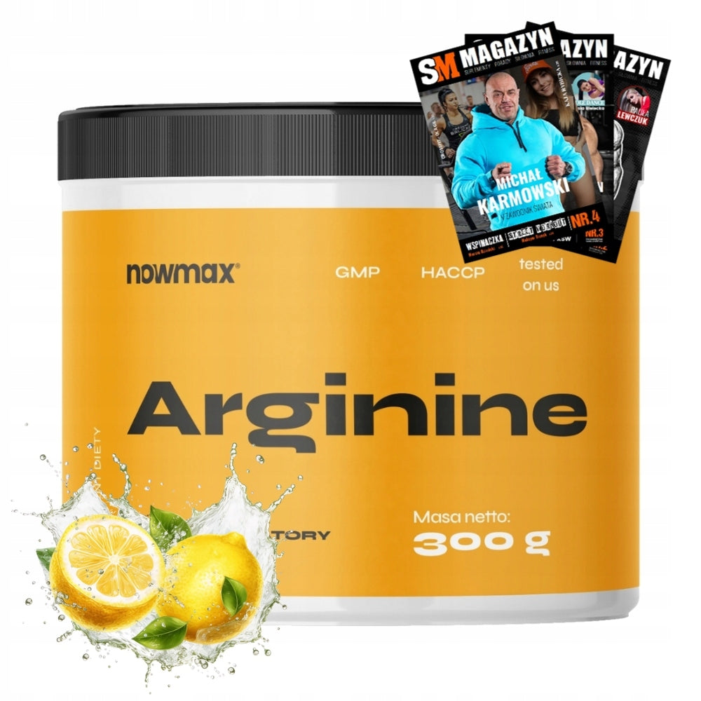 nowmax ARGININE 300 g ARGININE PRE-WORKOUT CONDITIONER MUSCLE STRENGTH INCREASE