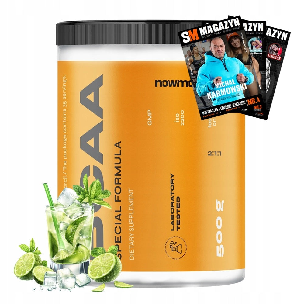 nowmax BCAA 2:1:1 500 g AMINO POWDER AMINO FOR REGENERATION STRENGTH