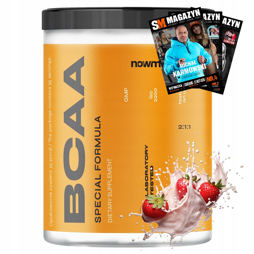 nowmax BCAA 2:1:1 500 g STRONG AMINO ACIDS AMINO REGENERATION ENDURANCE