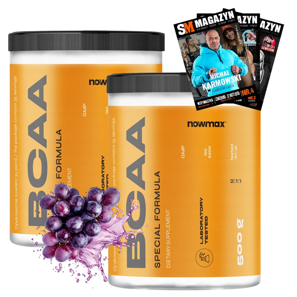 nowmax BCAA 2:1:1 500g STRONG ESSENTIAL AMINO ACIDS AMINO REGENERATION LEUCINE