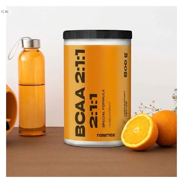 nowmax BCAA 2:1:1 800 g AMINO ACIDS LEUCINE VALINE MUSCLE GROWTH REGENERATION Manufacturer code 9896