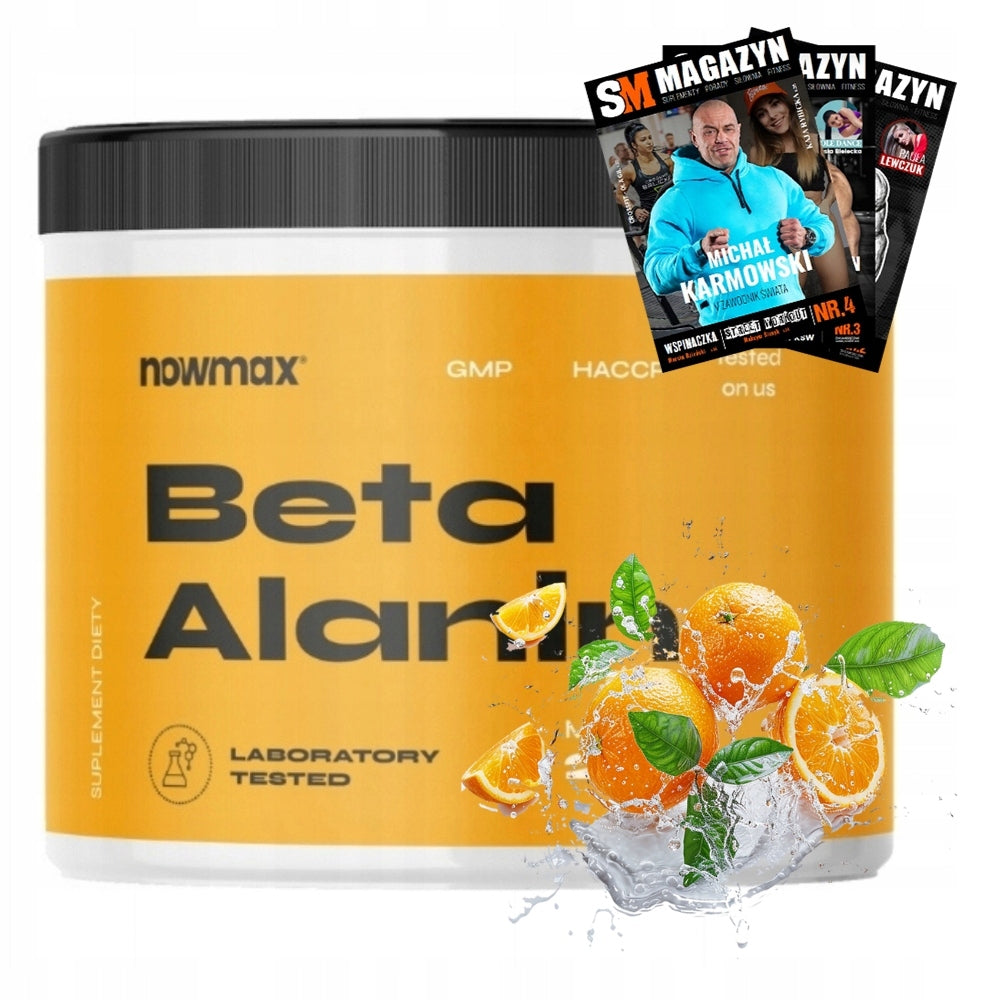 nowmax BETA-ALANINE 200g STRENGTH MUSCLE PUMP 235 SERVINGS ENERGY