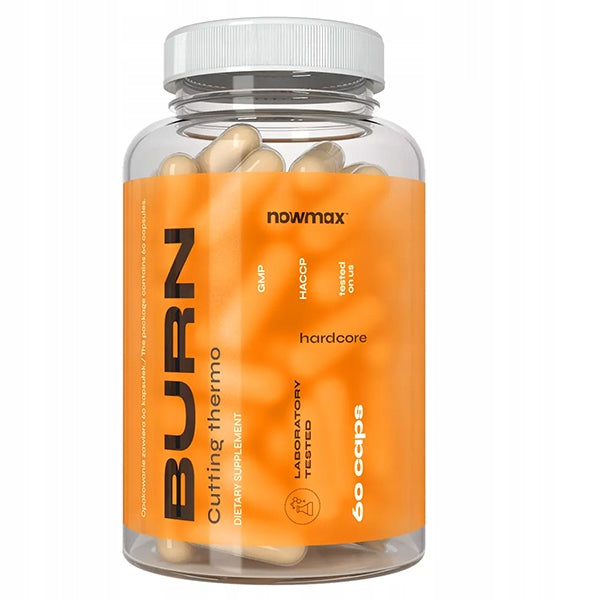 nowmax BURN CUTTING THERMO FAT BURNER FAT REDUCTION 60KAPS Expiration date at least six months from the date of purchase