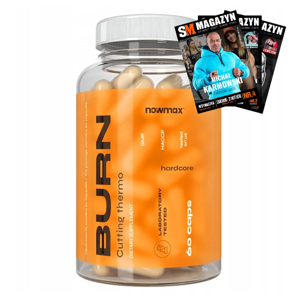nowmax BURN CUTTING THERMO FAT BURNER FAT REDUCTION 60KAPS