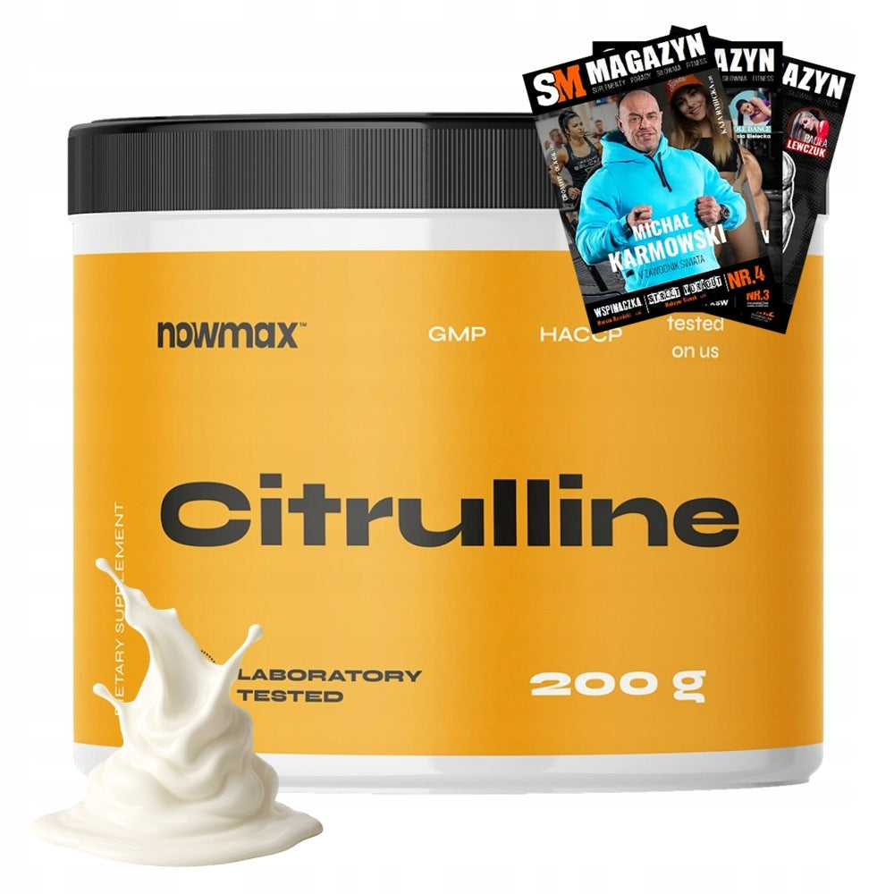 nowmax CITRULLINE MALATE 200 g CITRULLINE MALATE MUSCLE RECOVERY