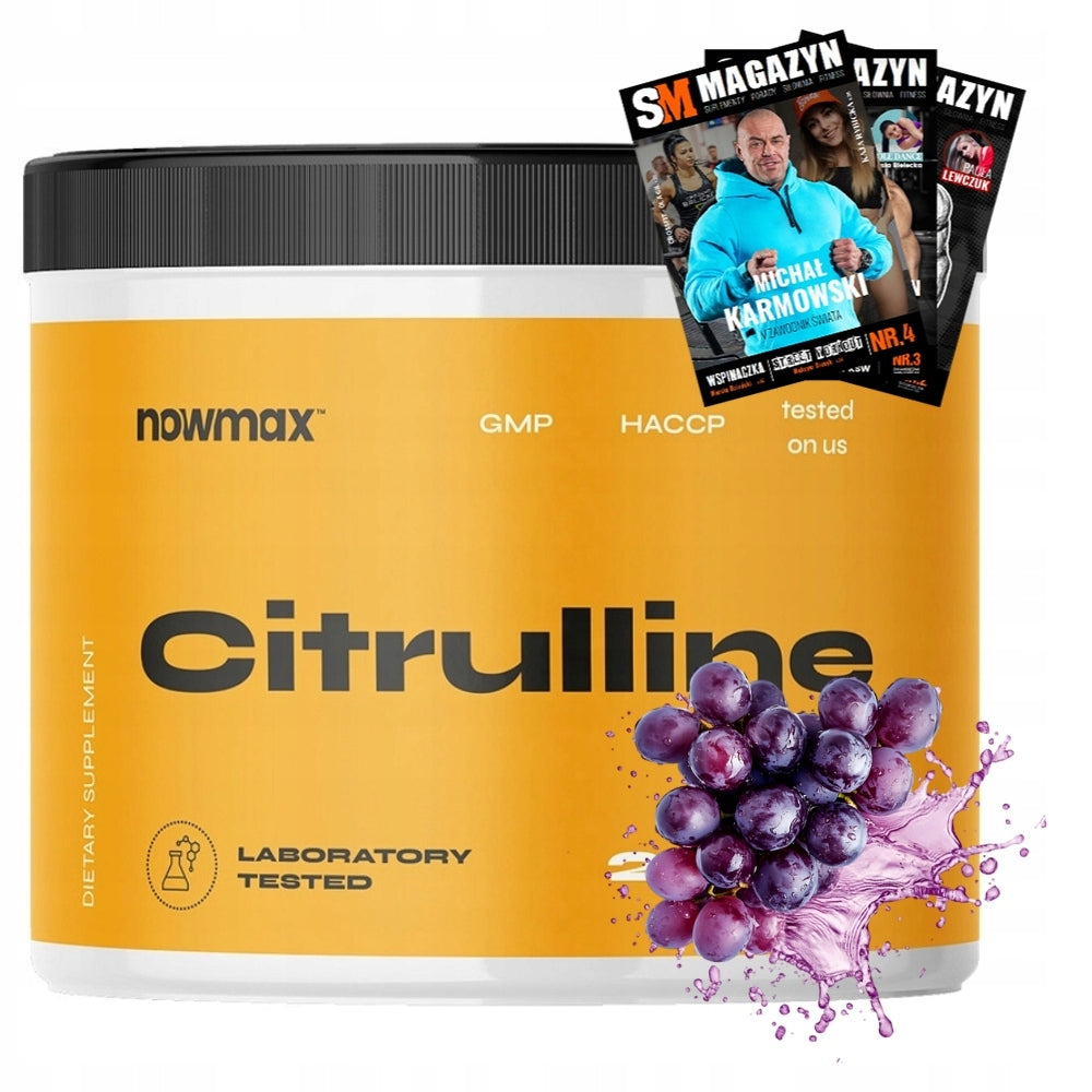 nowmax CITRULLINE MALATE 200 g MALATE PUMP STRENGTH REGENERATION