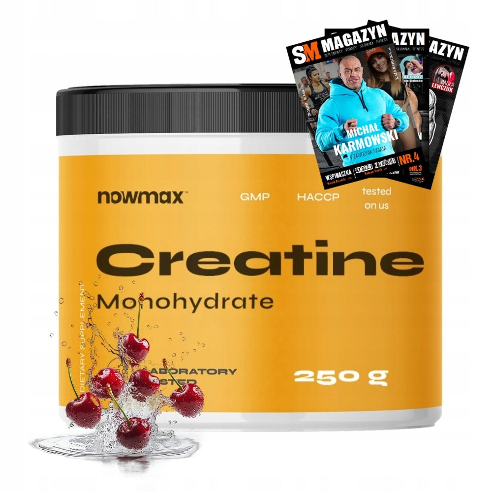 nowmax CREATINE MONOHYDRATE MONO STRENGTH 250g ENERGY AND STIMULATION