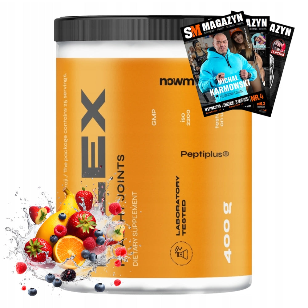 nowmax FLEX 400g BEEF COLLAGEN VITAMIN C MSM GLUCOSAMINE FOR JOINTS