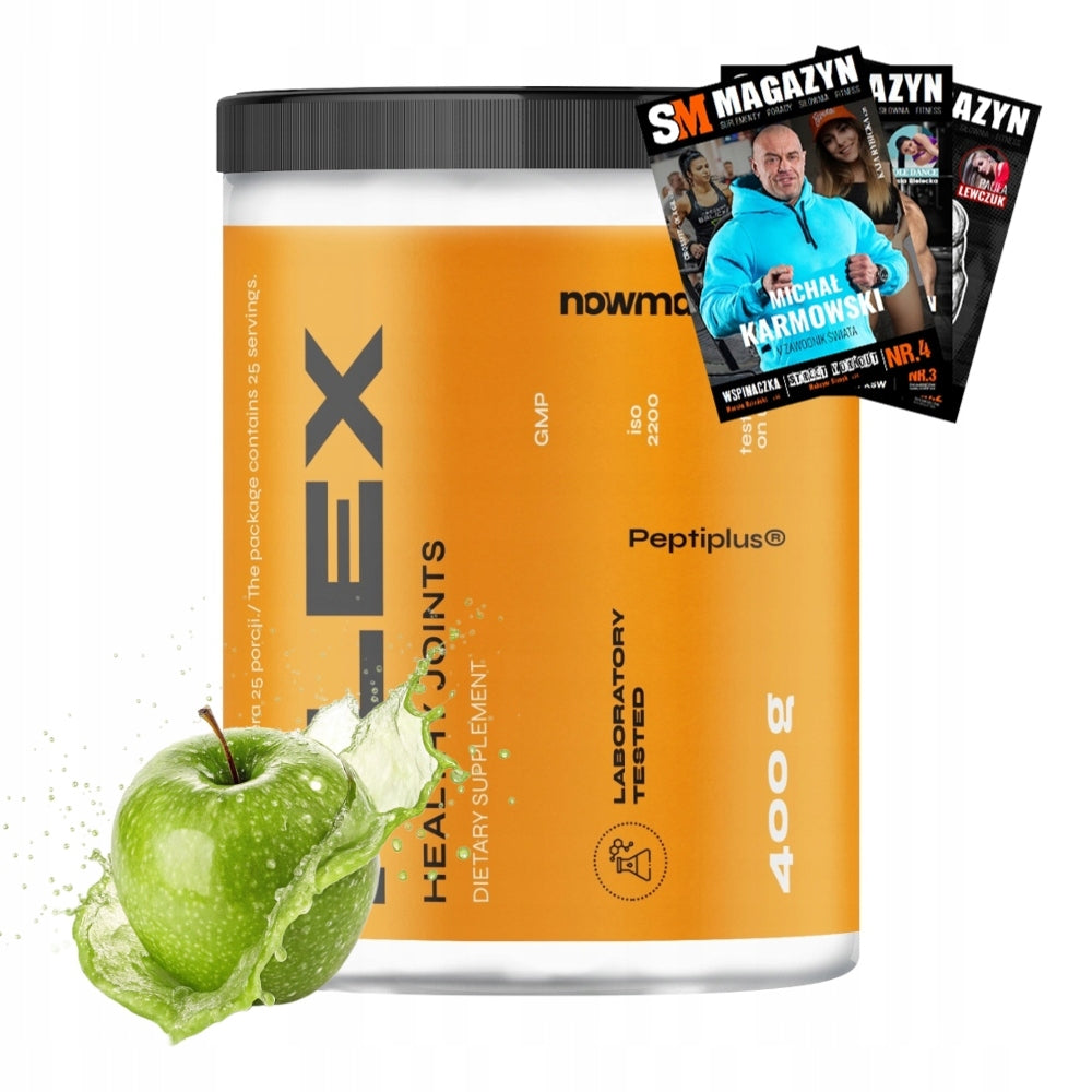 nowmax FLEX 400g DRINKING COLLAGEN HYDROLYZATE MSM GLUCOSAMINE COLLAGEN