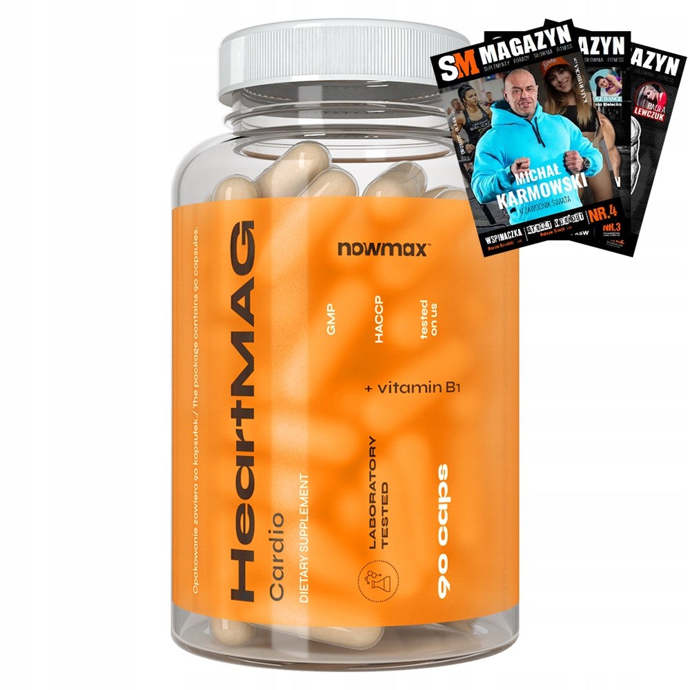 nowmax HEARTMAG MAGNESIUM POTASSIUM THIAMINE FOR HEART BLOOD SYSTEM 90k