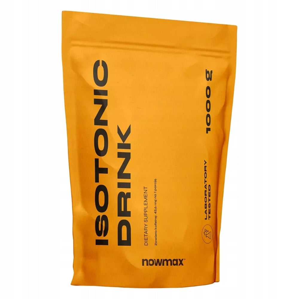 nowmax ISOTONIC DRINK 1000 g ISOTONIC POWDER ELECTROLYTE HYDRATION Expiration date at least six months from the date of purchase