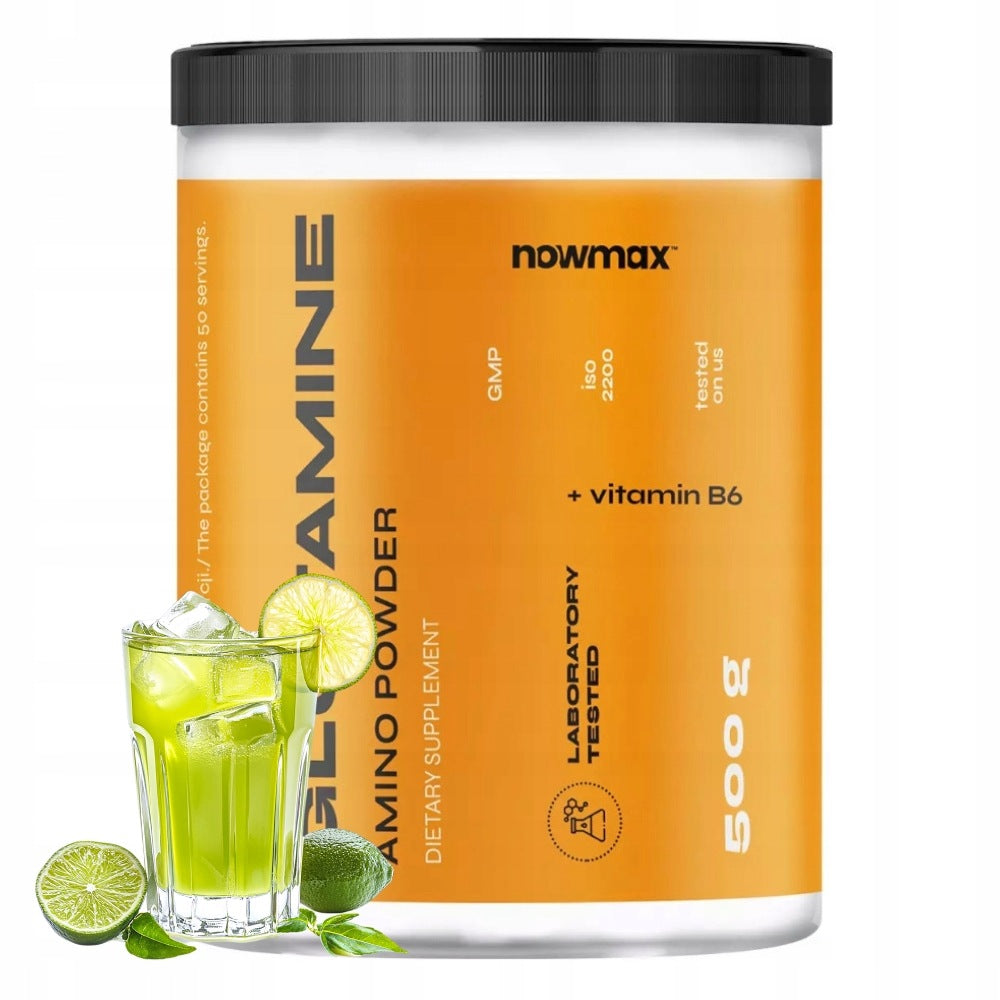nowmax L-GLUTAMINE 500 g STRENGTH TRAINING FATIGUE NERVOUS SYSTEM