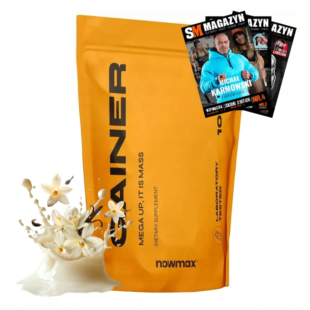 nowmax MEGA UP GAINER 1000g PER MASS MIX VITAMINS ANABOLISM MUSCULATURE