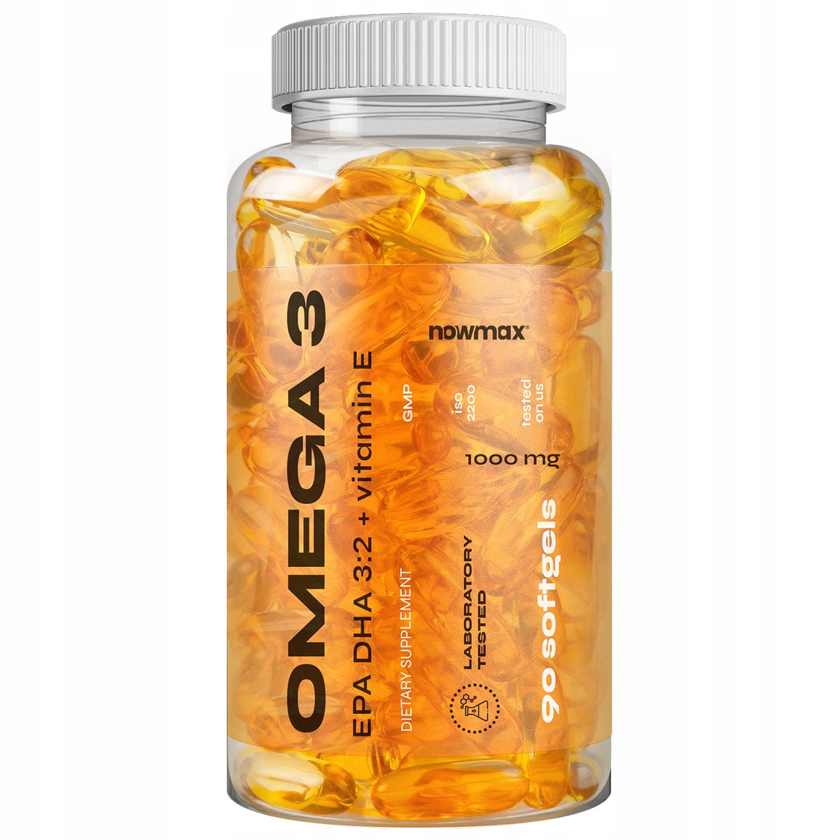 nowmax OMEGA 3 1000mg + VITAMIN E HEART EPA DHA FISH OIL 90 KAPS Expiration date at least six months from the date of purchase