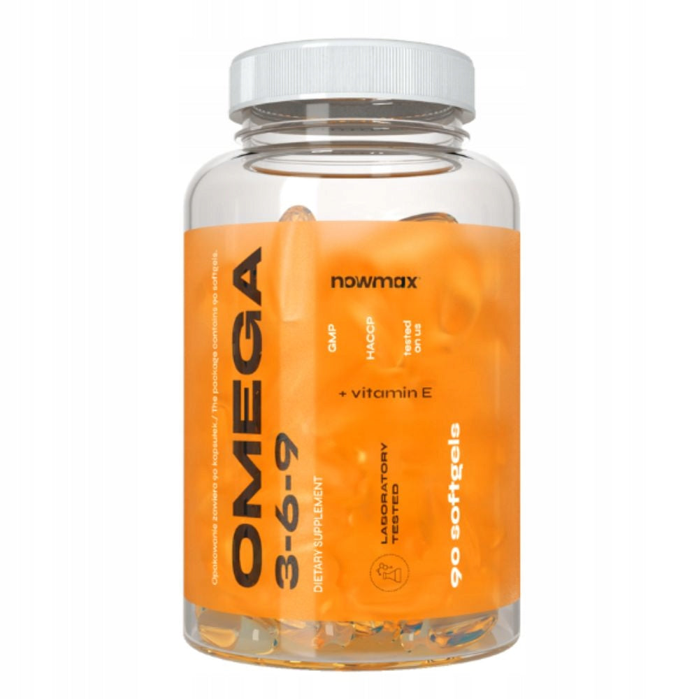 nowmax OMEGA 3-6-9 ANTIOXIDANT 90 caps JOINTS, BONES, RESISTANCE Manufacturer code OLEJ RYBI LNIANY SŁONECZNIKOWY ZDROWIE