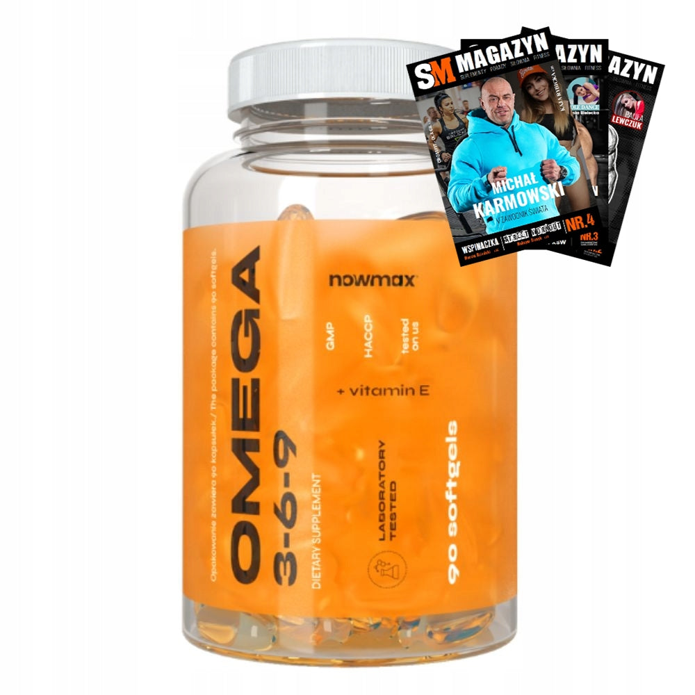 nowmax OMEGA 3-6-9 ANTIOXIDANT 90 caps JOINTS, BONES, RESISTANCE